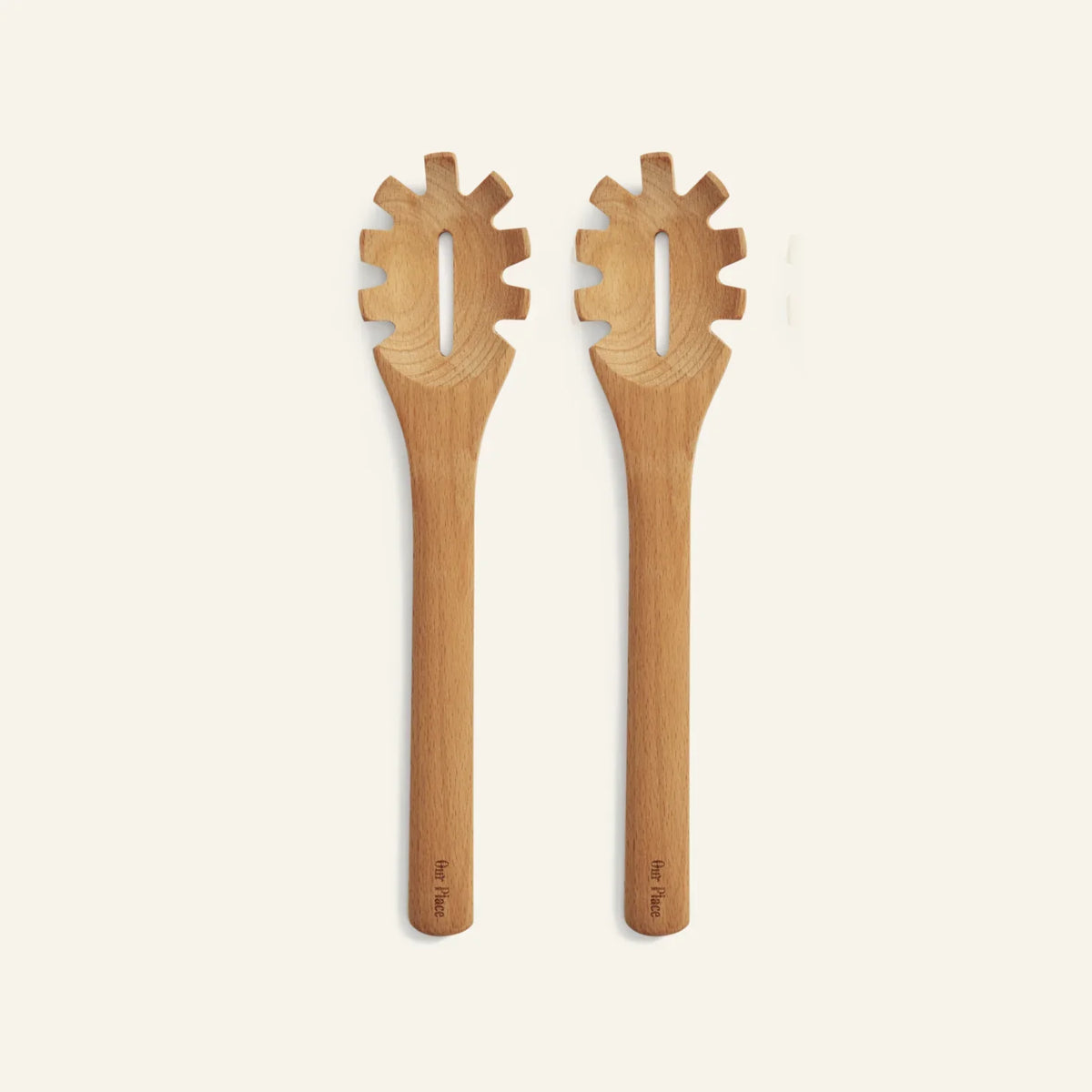 Beechwood Serving Spoons
